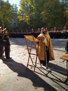 Молебен во Втором Донского Императора Николая II кадетском корпусе