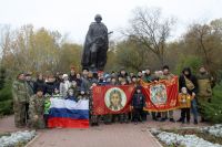 Воспитанники приходской воскресной школы, занимающихся по программе "Уроки мужества", родители юных защитников Отечества и инструкторы–наставники приняли участие в военно–полевом сборе "Полигон".