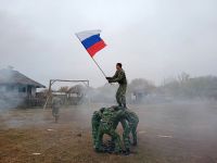 Воспитанники приходской воскресной школы, занимающихся по программе "Уроки мужества", родители юных защитников Отечества и инструкторы–наставники приняли участие в военно–полевом сборе "Полигон".