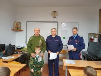 Торжественное мероприятие в разведгруппе «Георгиевцы»