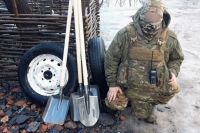 В День защитника Отечества поздравили наших воинов на передовой.