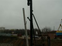 Завершен этап забивки свай 