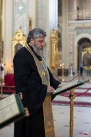 Протоиерей Валерий Волощук совершил молебен с акафистом перед чтимым образом Донской иконы Божией Матери