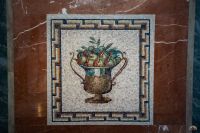 Мозаичное убранство алтаря в храме святого Георгия Победоносца. Мозаичное убранство алтаря в храме святого Георгия Победоносца.