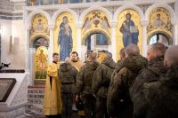 Соборное служение военного духовенства округа