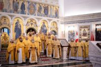 Соборное служение военного духовенства округа