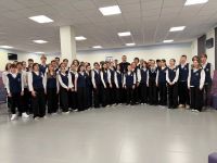 В гостях у «космической» школы. В гостях у «космической» школы.