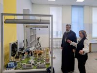 В гостях у «космической» школы. В гостях у «космической» школы.