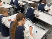 Мастер-класс по старославянской письменности в школе №60 Мастер-класс по старославянской письменности в школе №60