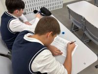 Мастер-класс по старославянской письменности в школе №60 Мастер-класс по старославянской письменности в школе №60