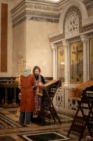 Всенощное бдение в престольный праздник в честь Сорока мучеников Севастийских.