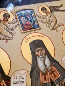 Освящение иконы Глинских старцев