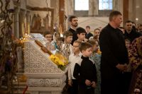 Общее говение педагогов, учащихся и родителей воскресной школы