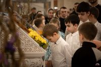 Общее говение педагогов, учащихся и родителей воскресной школы